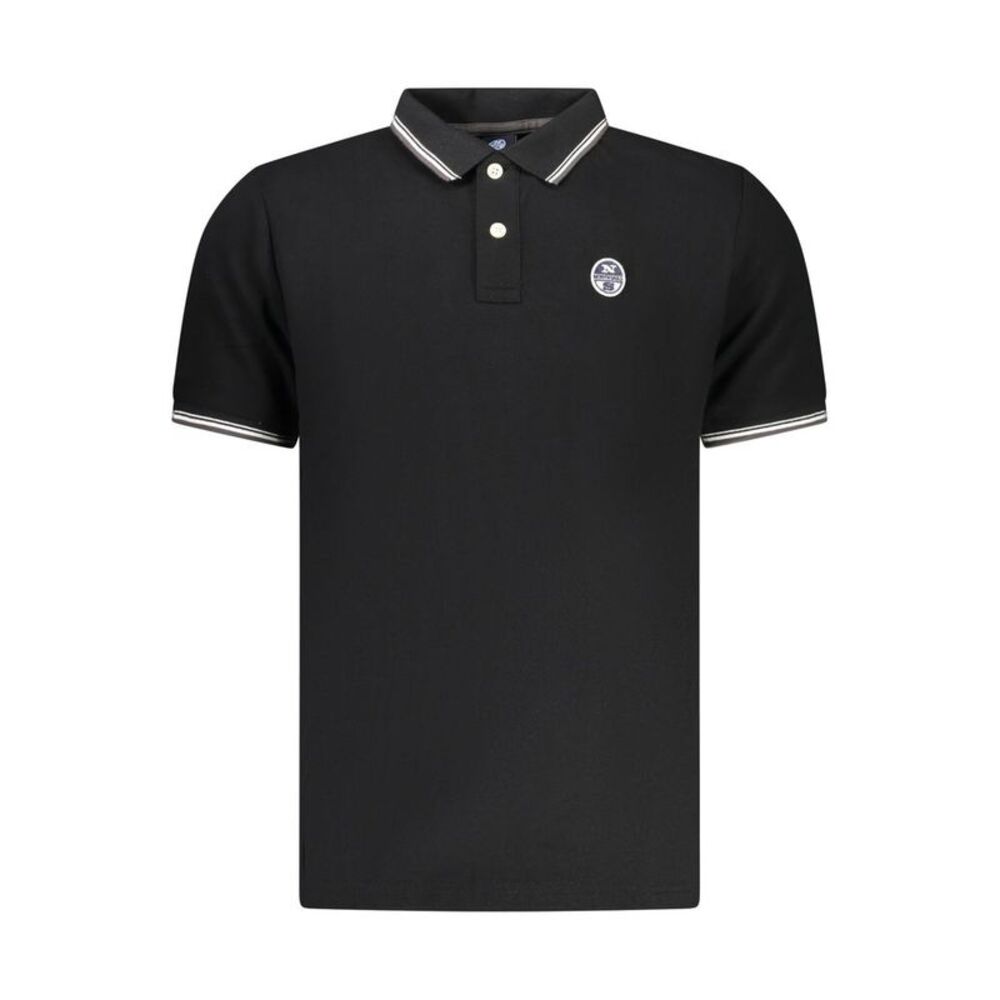 North Sails Black Cotton Men Men's Polo